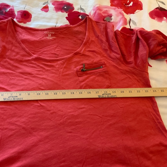 Women’s 1X casual shirt with optional tab sleeves - Picture 4 of 7